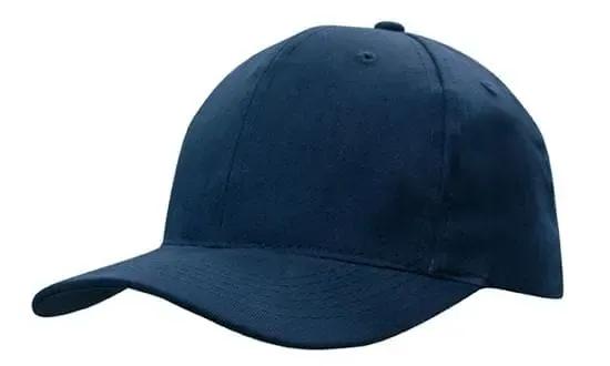 Headwear Brushed Hvy Ctn W/plastic Strap Cap X12 - 4141 Headwear Professionals